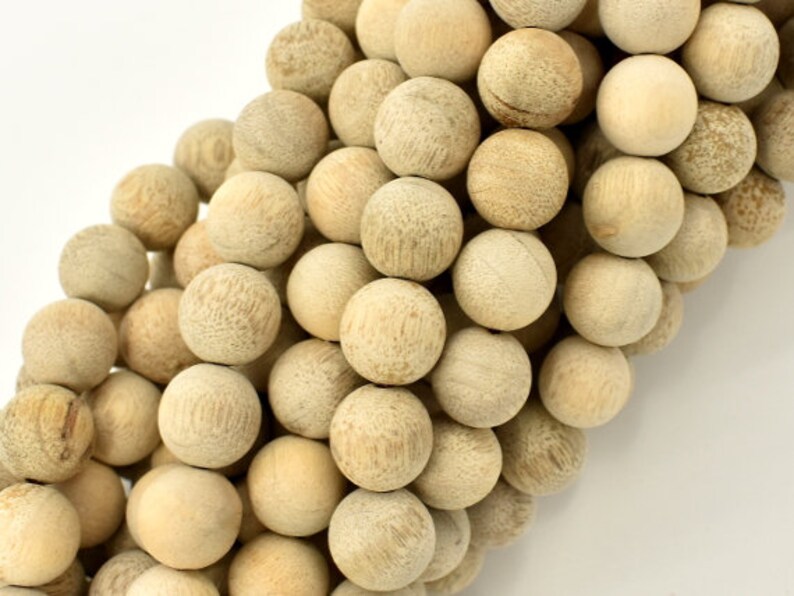 Full strand 10.3mm 011739003 42 Inch Matte Silkwood Beads Round Beads Approx 108 Beads 10mm Mala Beads