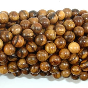 Vietnam Qinan Sandalwood Beads, 6mm(6.3mm) Round Beads, 25 Inch, Full strand, Approx 108 Beads, Mala Beads (011738001)