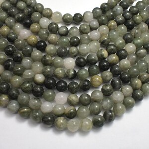 Green Line Quartz 8mm Round Beads, 15 Inch (258054002) image 5