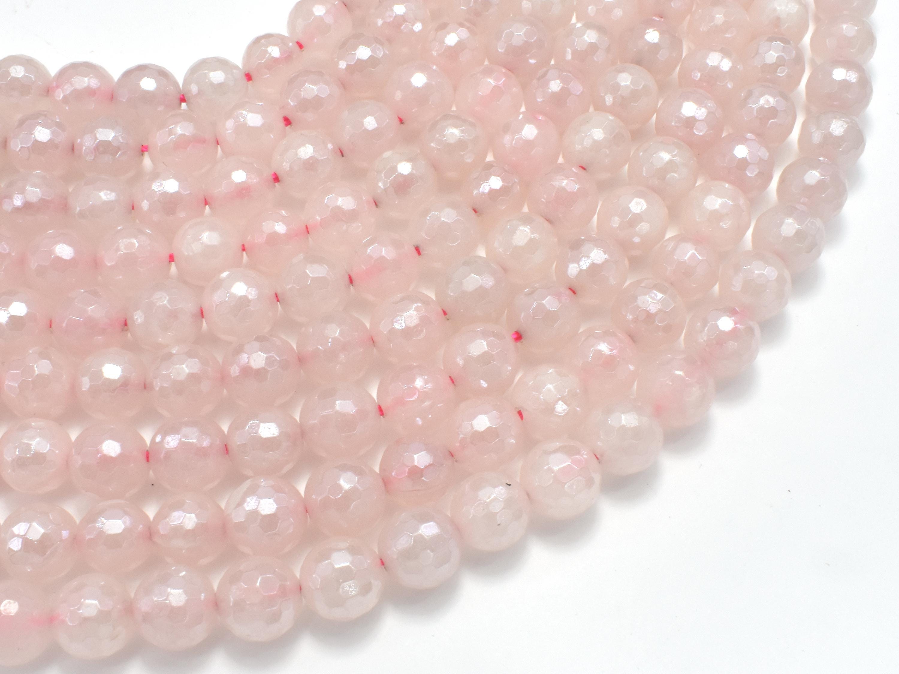 Cuentas Redondas Naturales De 2 Mm, 4 Mm, 6 Mm, 8