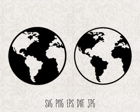 vector globe svg Earth svg globe vector planet earth clipart world silhouette earth globe png