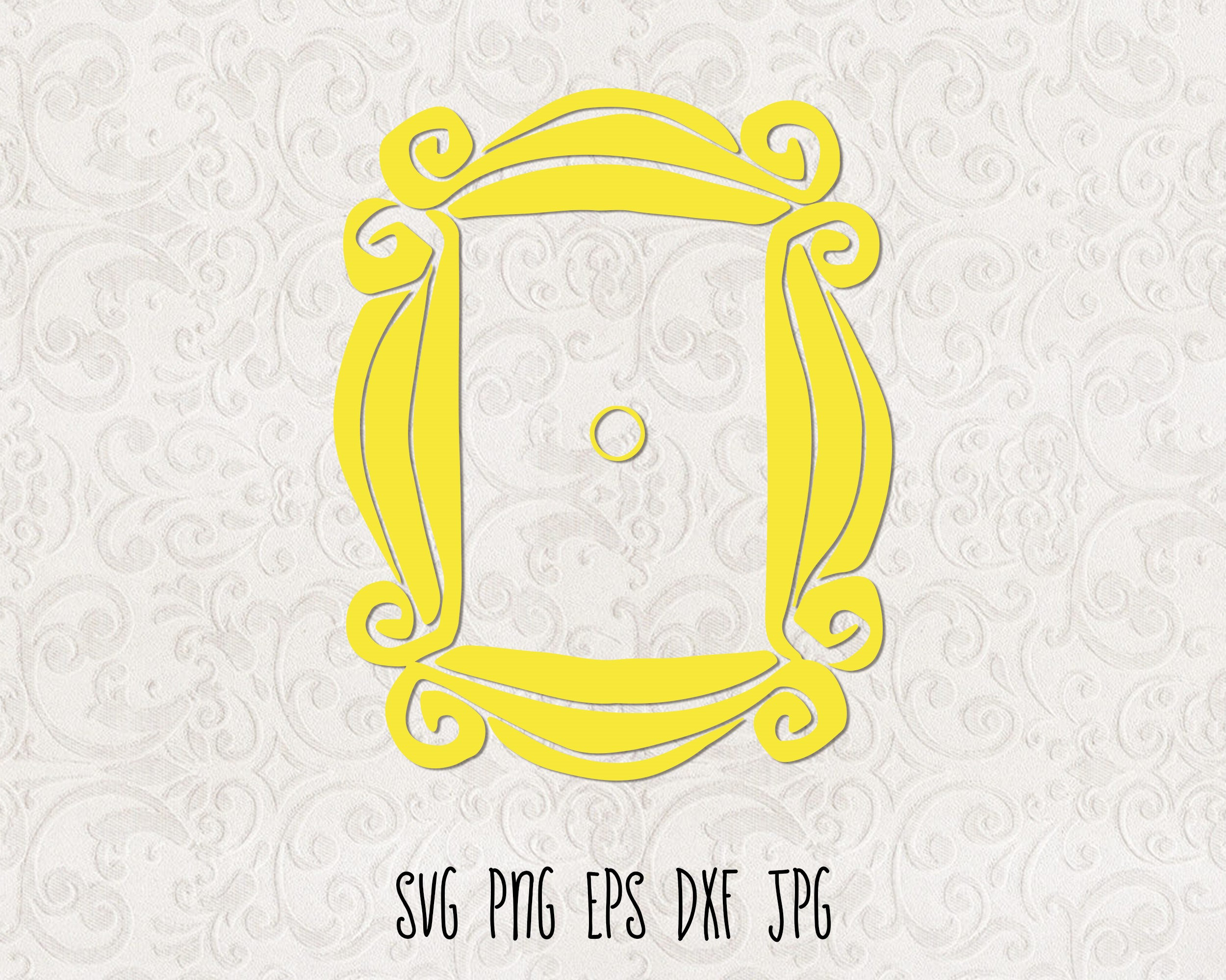Friends Frame Svg Friends Picture Frame Svg Friends Door Svg Etsy