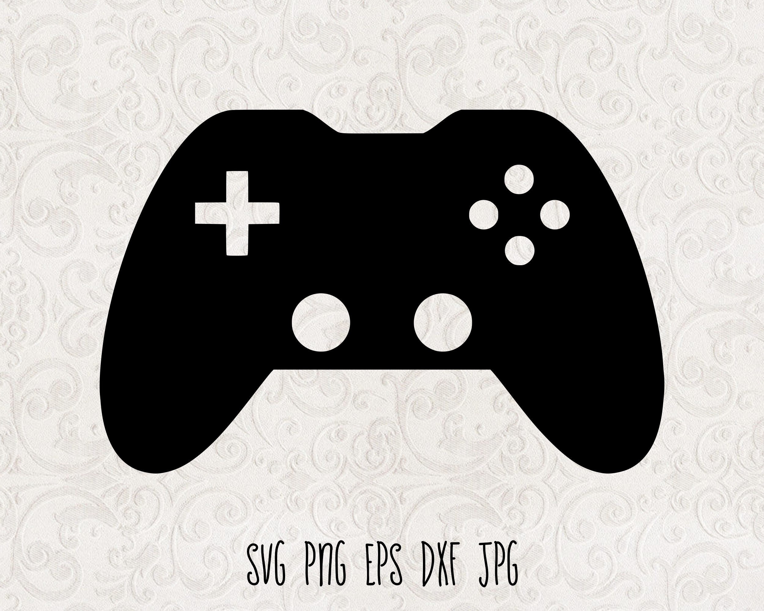 Game Controller Svg Video Gamer Svg Controller Gamer Svg Cutting File  Gaming Png Clipart Image Game Controller Dxf Cut File 
