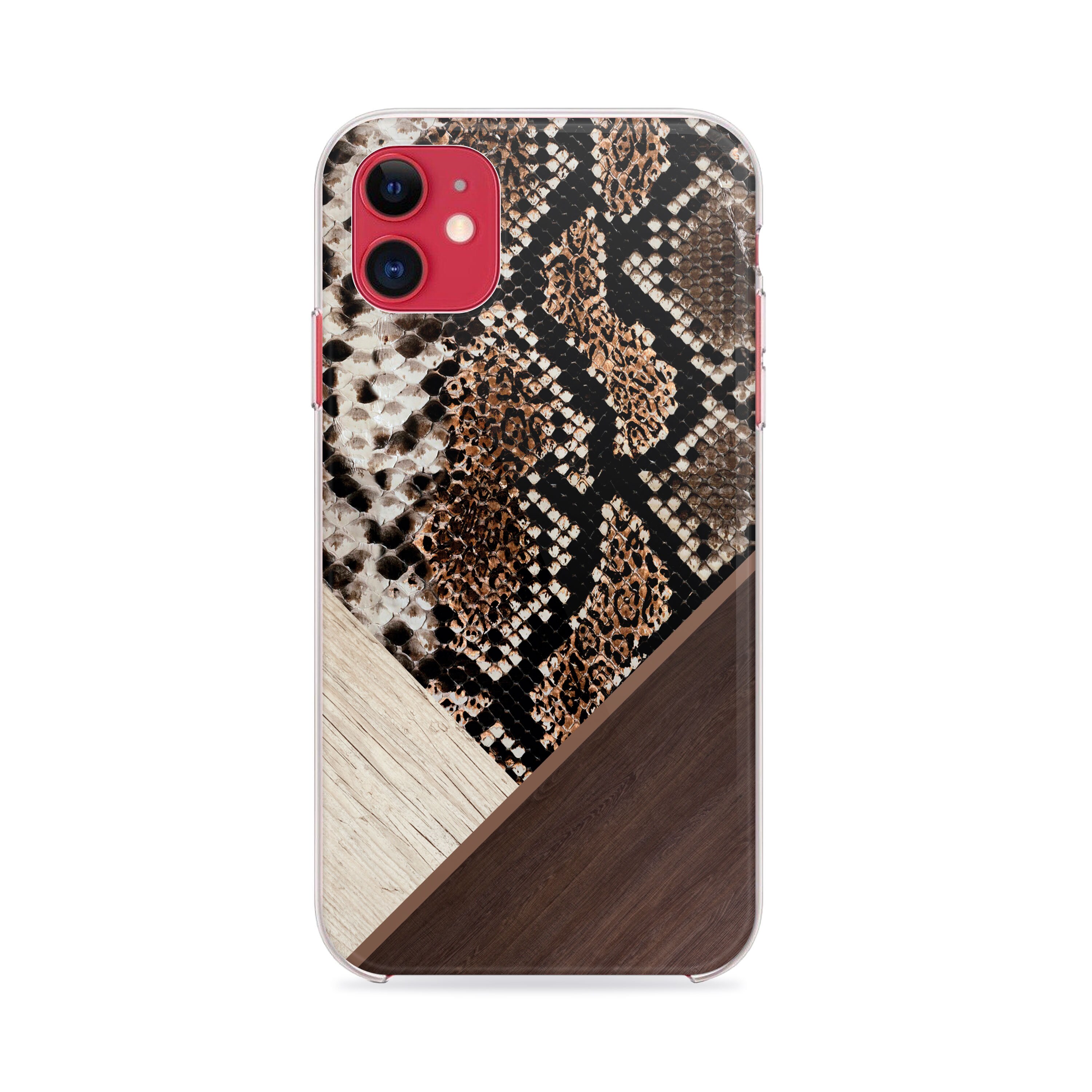 Wood iPhone 12 Pro Soft Case Animal Print iPhone 11 Pro Max Etsy