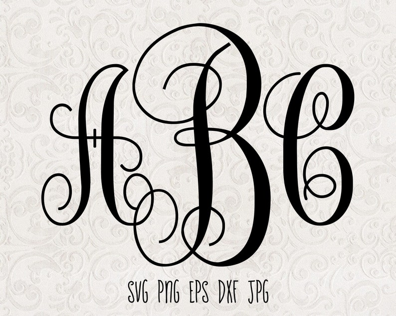 Download Interlocking Monogram Font Svg Collection - Layered SVG ...