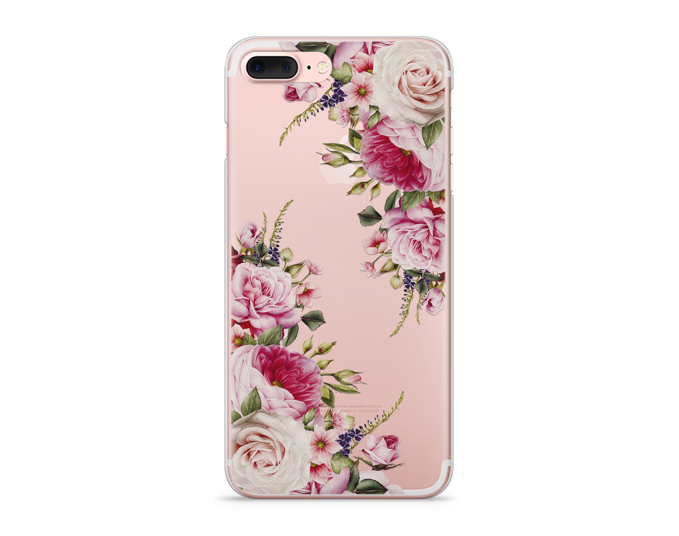 Iphone Flower Case Iphone 11 Clear Case Iphone 11 Pro Cover Etsy UK