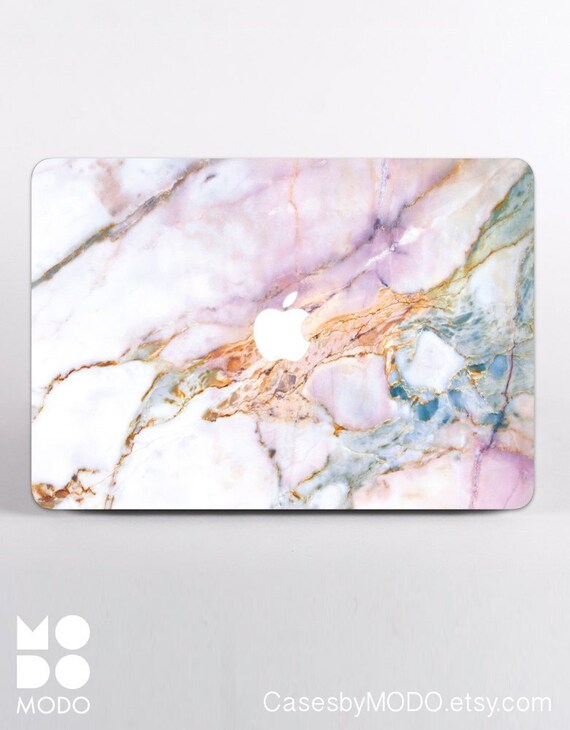 Rose Gold Marble Macbook Air 13 Case Macbook Pro 15 Case 2019 Etsy