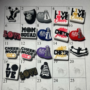 I Love Cheer shoe charms | Cheerleading | Cheerleader