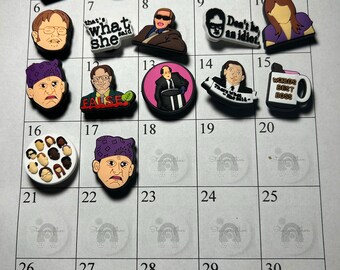 Office funny TV shoe charms