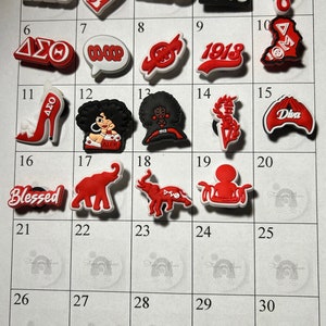 Delta Sigma Theta Sorority shoe charms