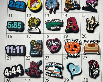 Numerology shoe charms | 111 | 222 | 333 |444 | 555 | 1111