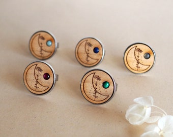 Wooden ring COSMOS