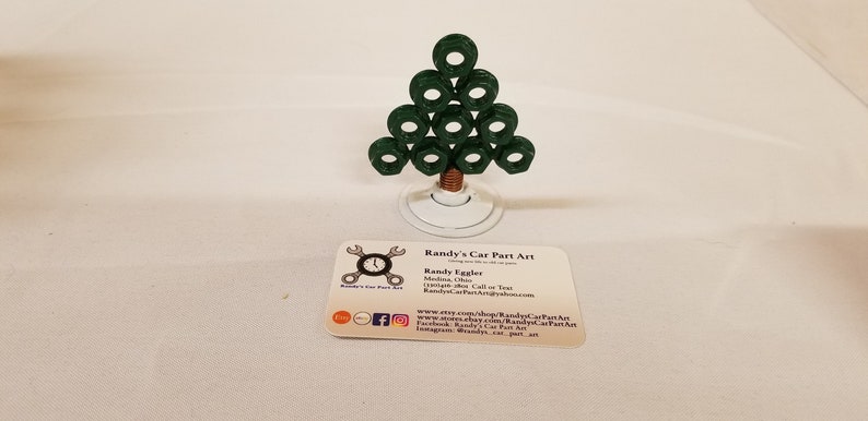 Christmas Tree -made With Nuts and Bolts Car Part Art - Etsy