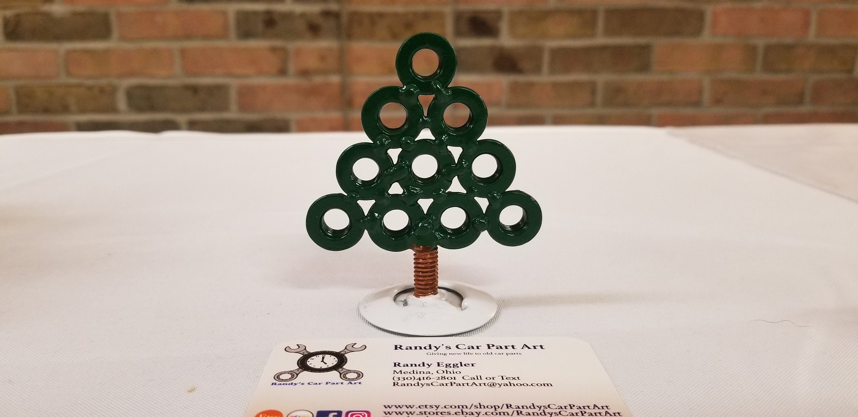Christmas Tree -made With Nuts and Bolts Car Part Art - Etsy