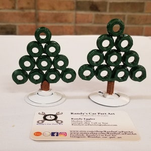 Christmas Tree -made With Nuts and Bolts Car Part Art - Etsy