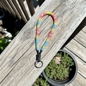 Beaded Wristlet Keychain