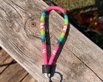 Beaded Wristlet Keychain