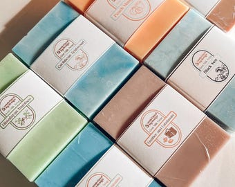 Handmade Goat Milk Soap, Affordable gifts under 25, Self-care gift set, gifts for women, soap bundle, Soap Bar, Natural Skincare