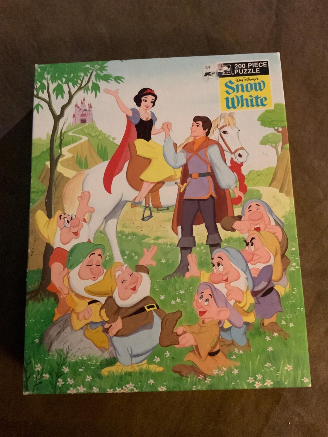 Vintage Walt Disney Snow White 200 Piece Jigsaw Puzzle Golden Complete ...