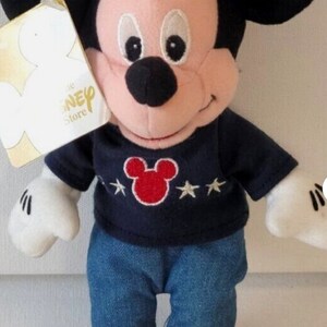 NEW The Disney Store USA Mickey Mouse  8” Plush