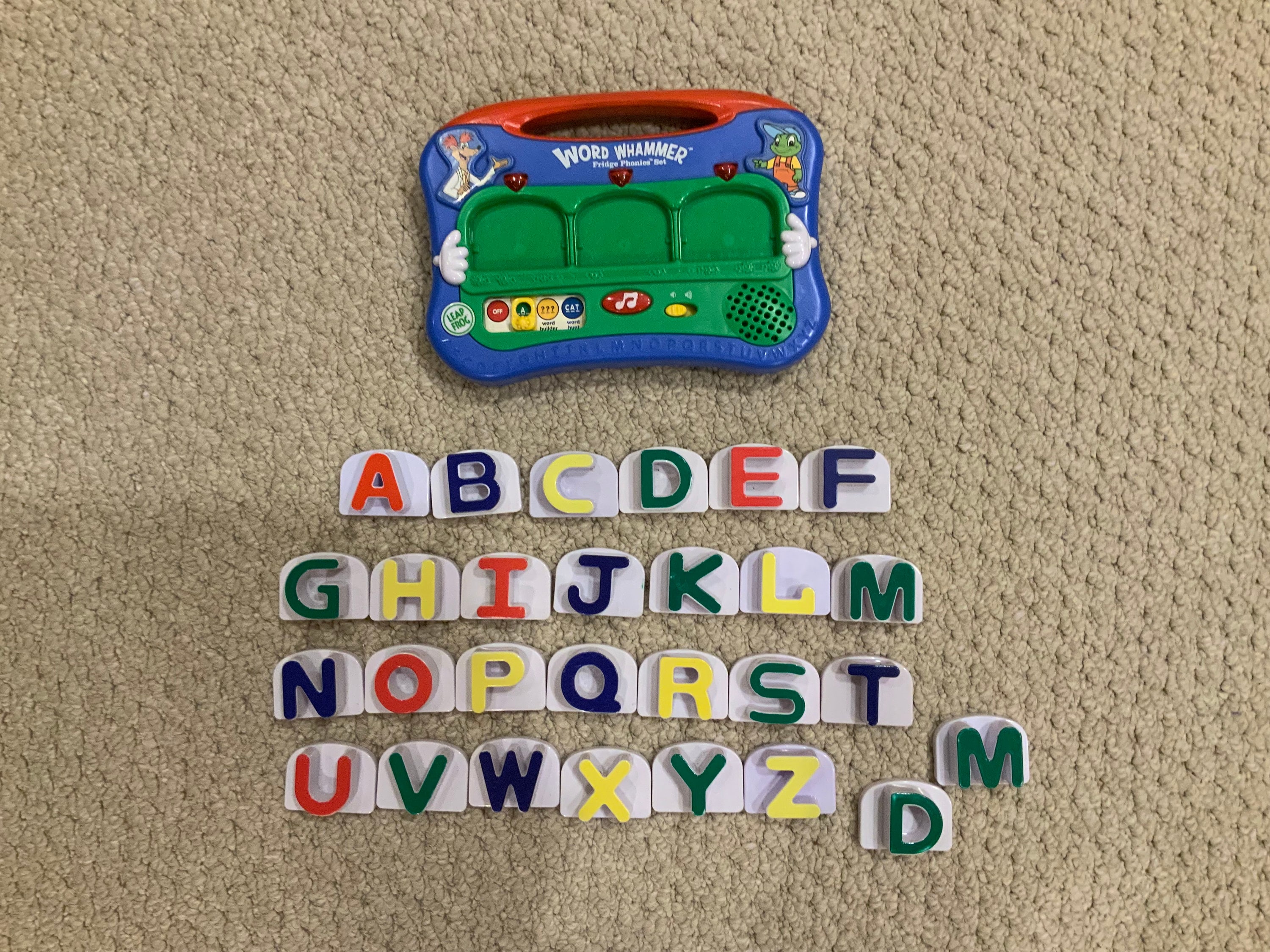 Leapfrog Word Whammer Fridge Phonics Set Extra Letters Etsy Canada