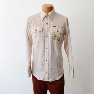 1970s Lee Embroidered Shirt - S/M