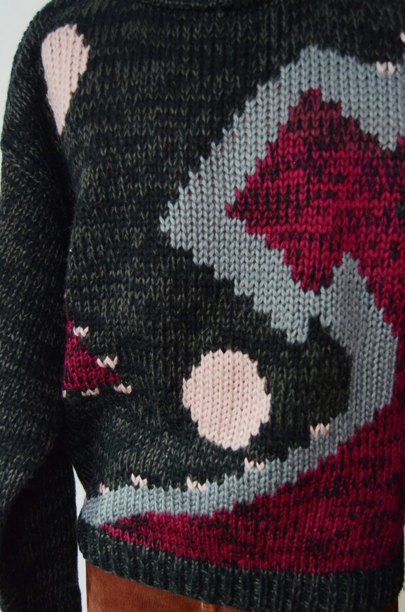 1980s Geometric Sweater - image 4