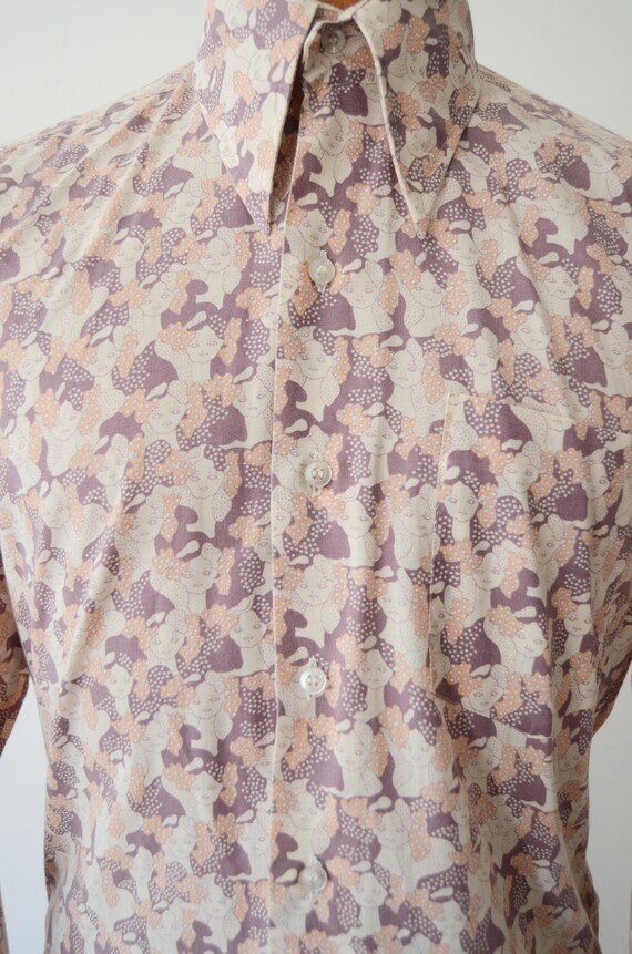 1970s Novelty Shirt - S - image 3