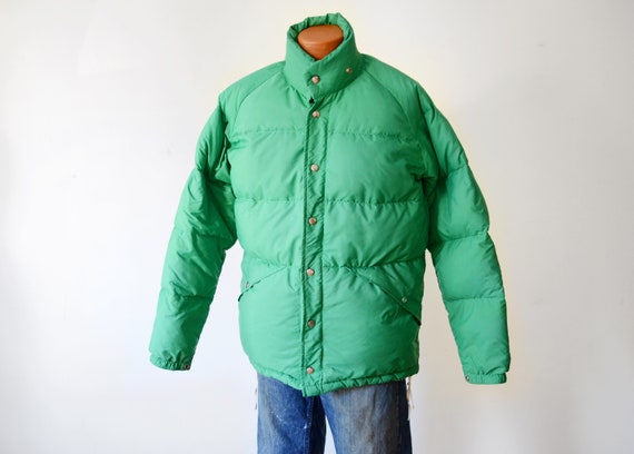 1980s Kelly Green Down Filled Coat - image 6