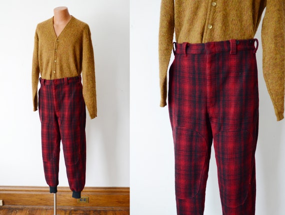 80s Woolrich Plaid Hunting Pants