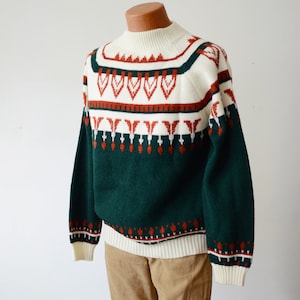 1970s Acrylic Ski Sweater - M/L
