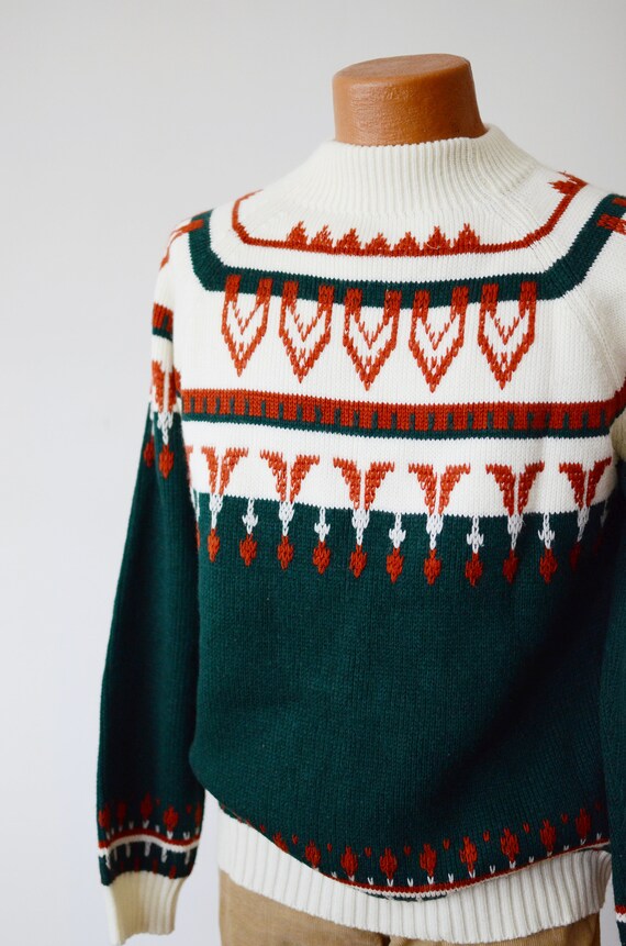 1970s Acrylic Ski Sweater - M/L - image 7