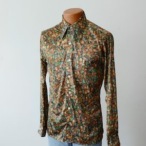 1970s Nylon Disco Shirt