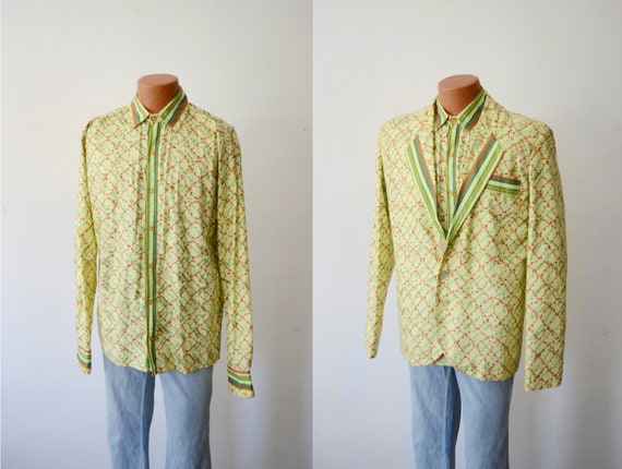 Vintage Shirt and Matching Blazer Set