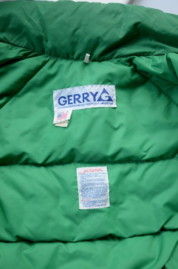 1980s Kelly Green Down Filled Coat - image 7