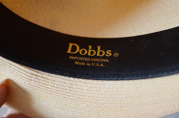 Vintage Dobbs Straw Hat - image 5