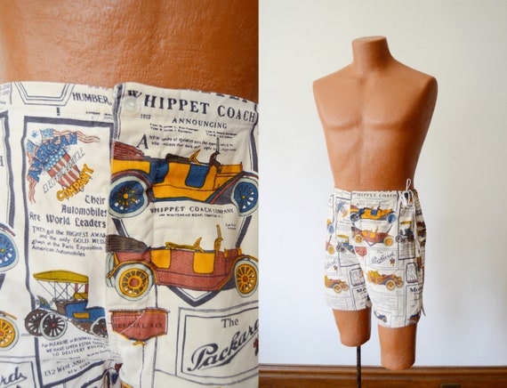 1960s Car Novelty Shorts - S
