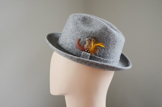 Grey Pendleton Hat - image 1