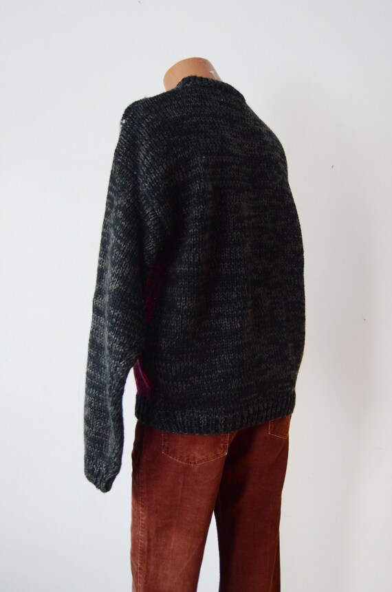 1980s Geometric Sweater - image 5