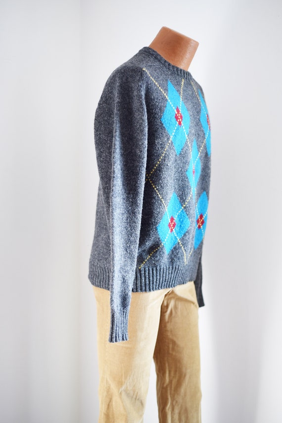 McGregor 70s/80s Argyle Sweater - image 6