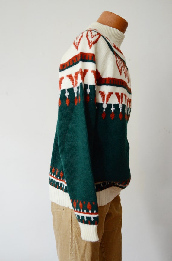 1970s Acrylic Ski Sweater - M/L - image 4