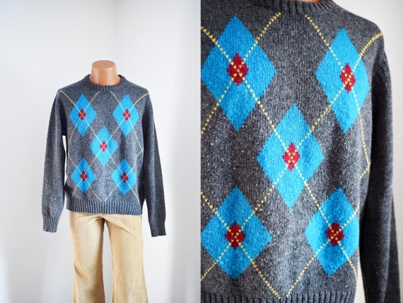 McGregor 70s/80s Argyle Sweater - image 1