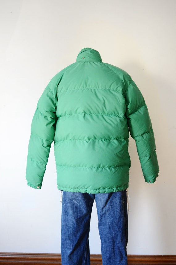 1980s Kelly Green Down Filled Coat - image 5