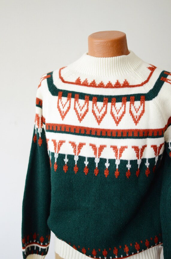 1970s Acrylic Ski Sweater - M/L - image 5