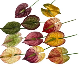 Kunststoff Anthurium Blume Haarpickel: Po`o Tropischer Haarschmuck