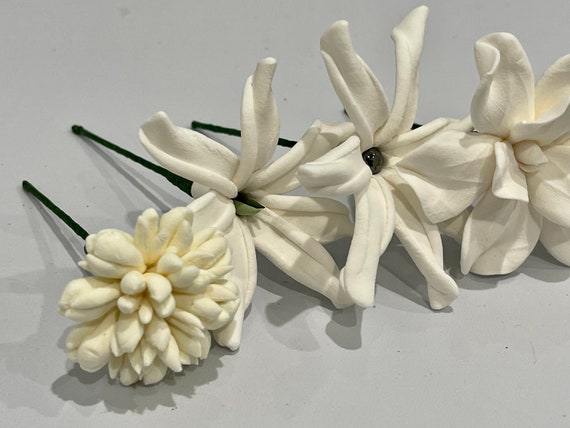 7pc Flower Hair Pick Set - Etsy display picture 3