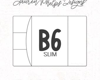 B6 Slim | Clear Soft Vinyl Notebook Cover | 2 sizes