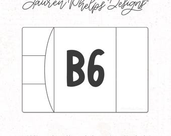 B6 | Clear Soft Vinyl Notebook Cover | 3 sizes