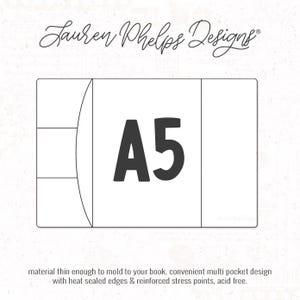 A5 | Clear Soft Vinyl Notebook Cover | 3 sizes