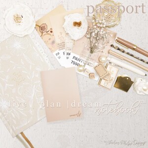 Voyageurs avec passeport en direct | Planifier | Carnet de notes Dream® de Lauren Phelps Designs